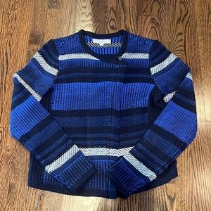 Loft moto style sweater jacket size M